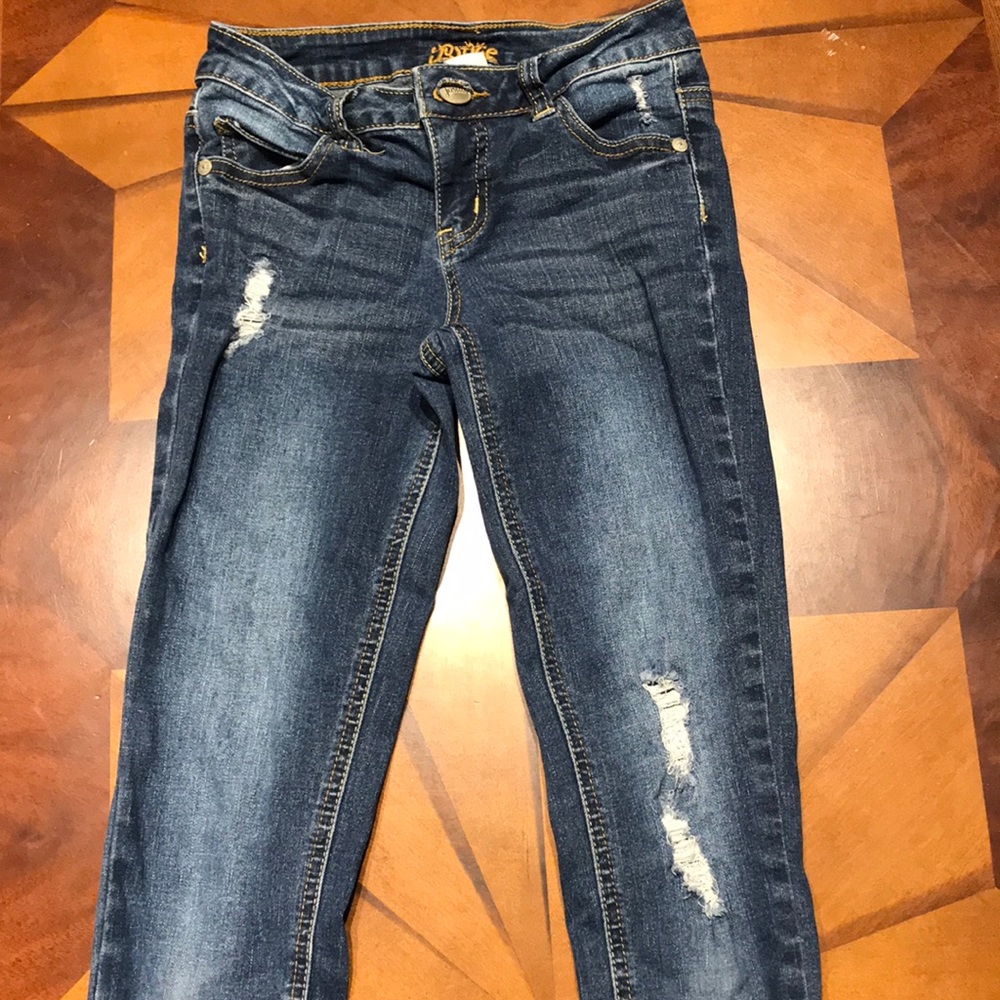 Girls ripped jeans